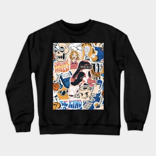 Retro Anime Aesthetic Crewneck Sweatshirt